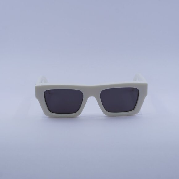 Off-White OERI145 OREGON 0107 Sunglasses White Square Frame, Grey Lenses - Picture 3 of 12